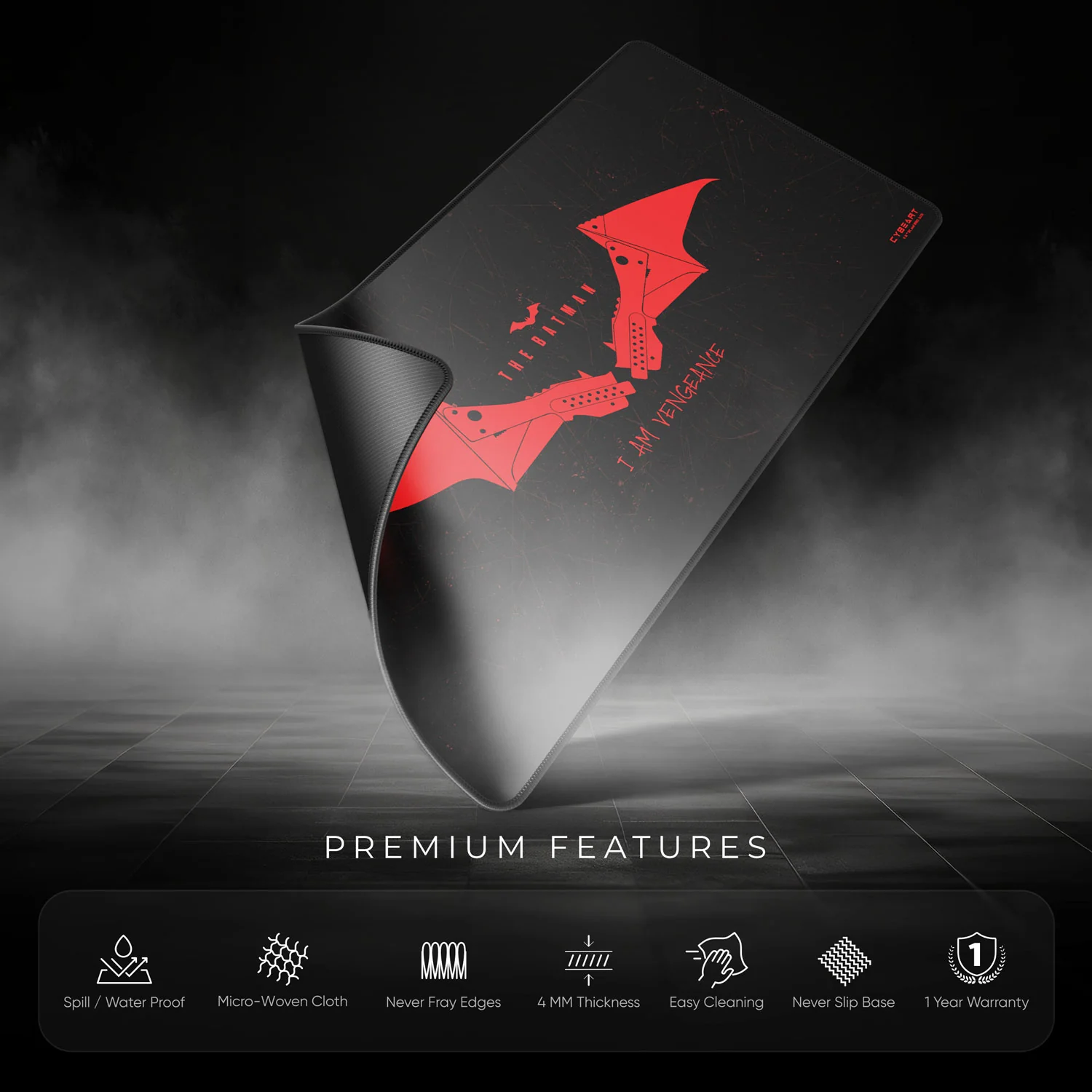 Cybeart The Batman Gaming Mouse Pad (XXL)
