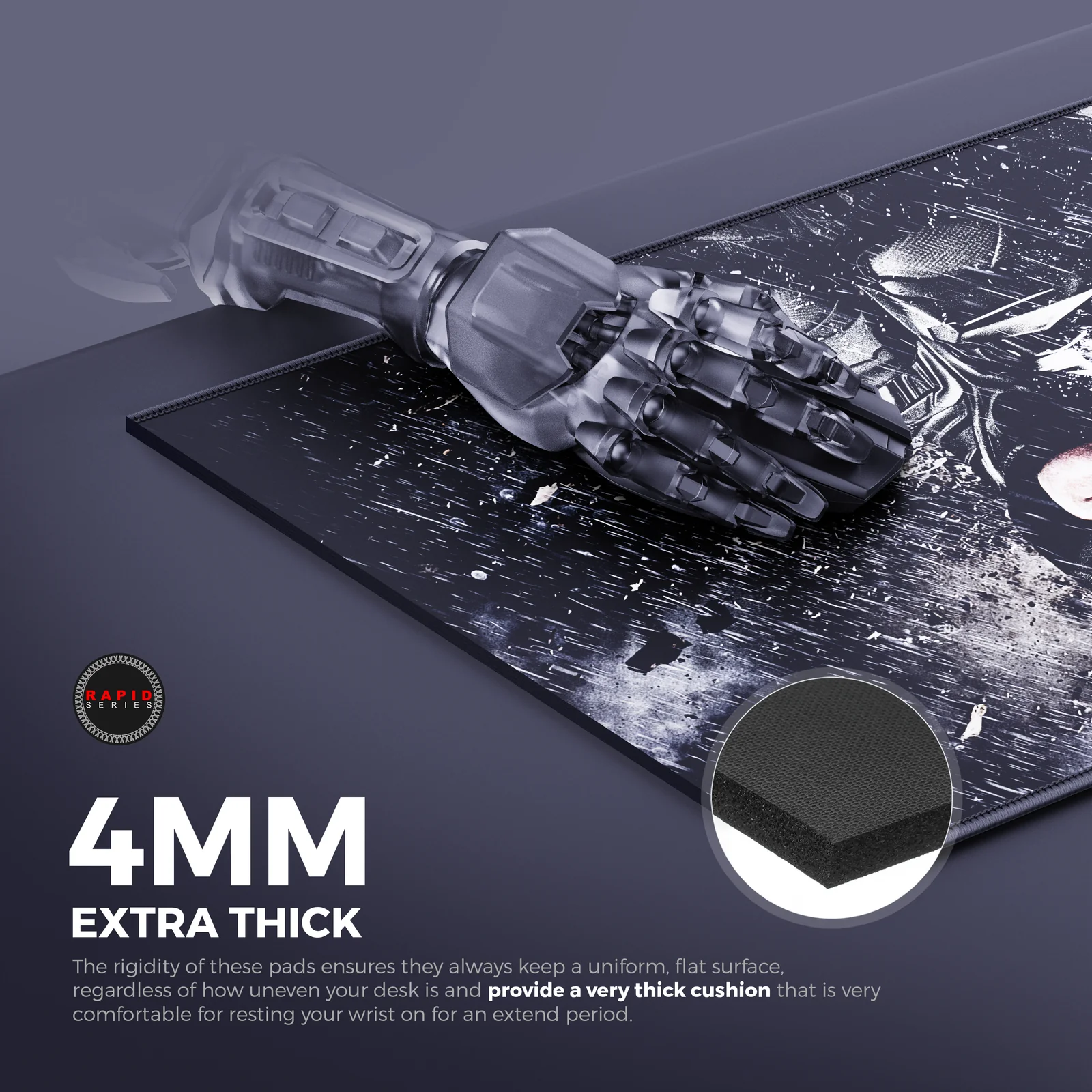 Cybeart Batman - The Dark Knight Rises Gaming Mouse Pad (XXL)